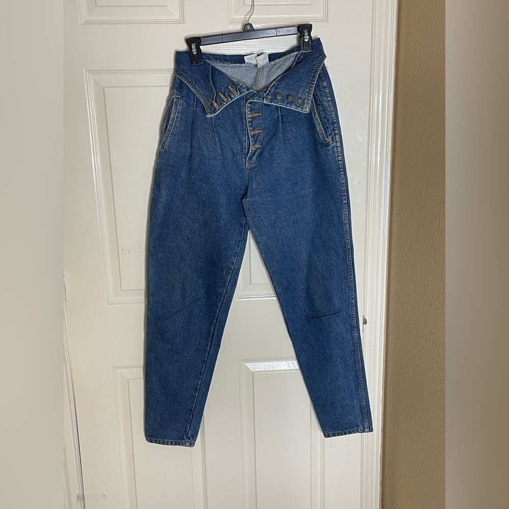 Vintage Habadasher Chilly Jeans 10 Blue Western Cowgirl High Waisted Rodeo Denim - Picture 4 of 7